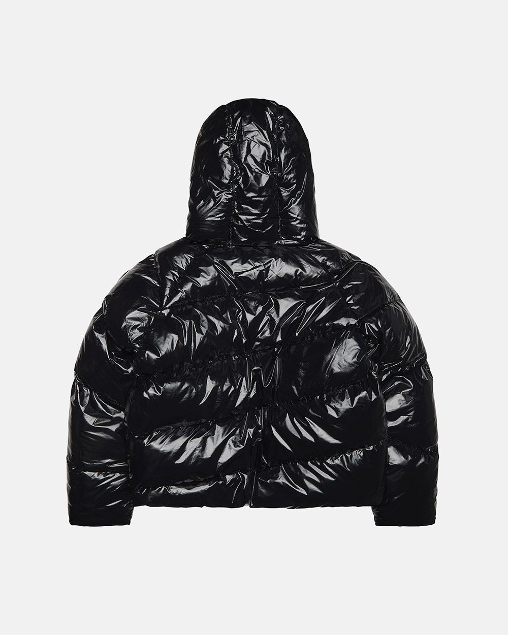 CHAQUETA ESPIRAL NEGRO BRILLANTE