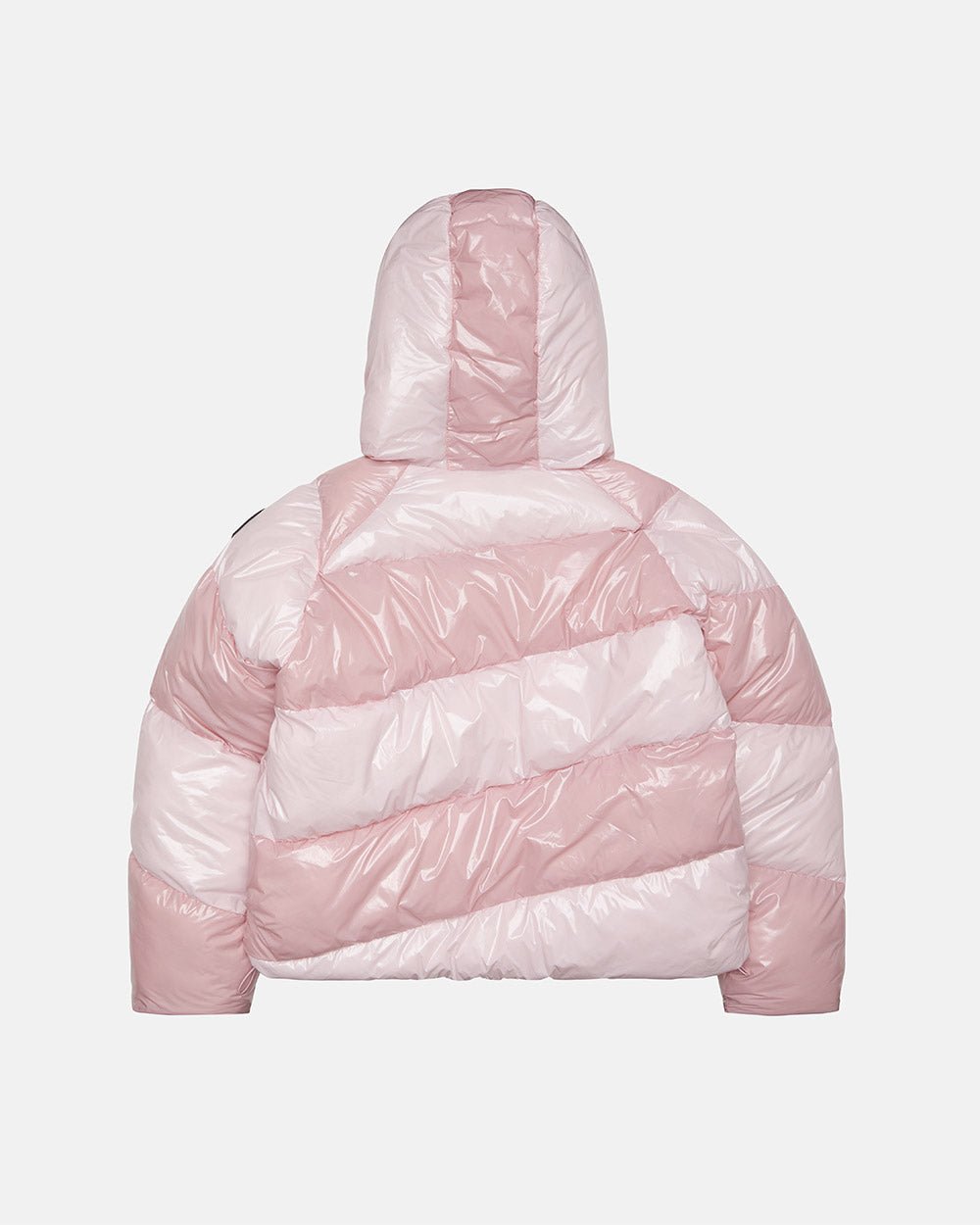 CHAQUETA PLUMERA ESPIRAL MEZCLA ROSA BRILLANTE