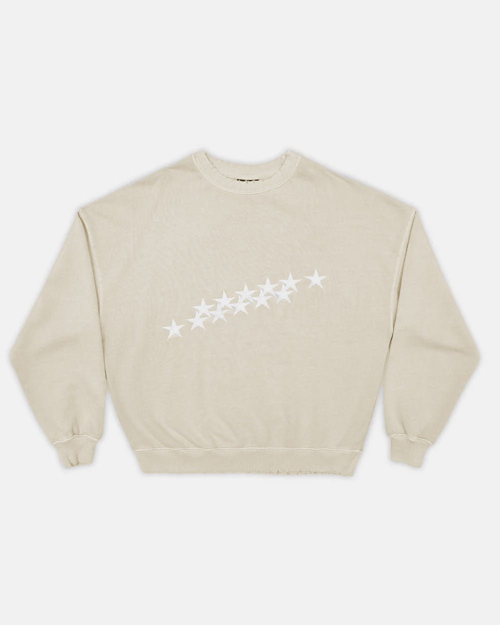 STARS CREWNECK GRIS PÁLIDO