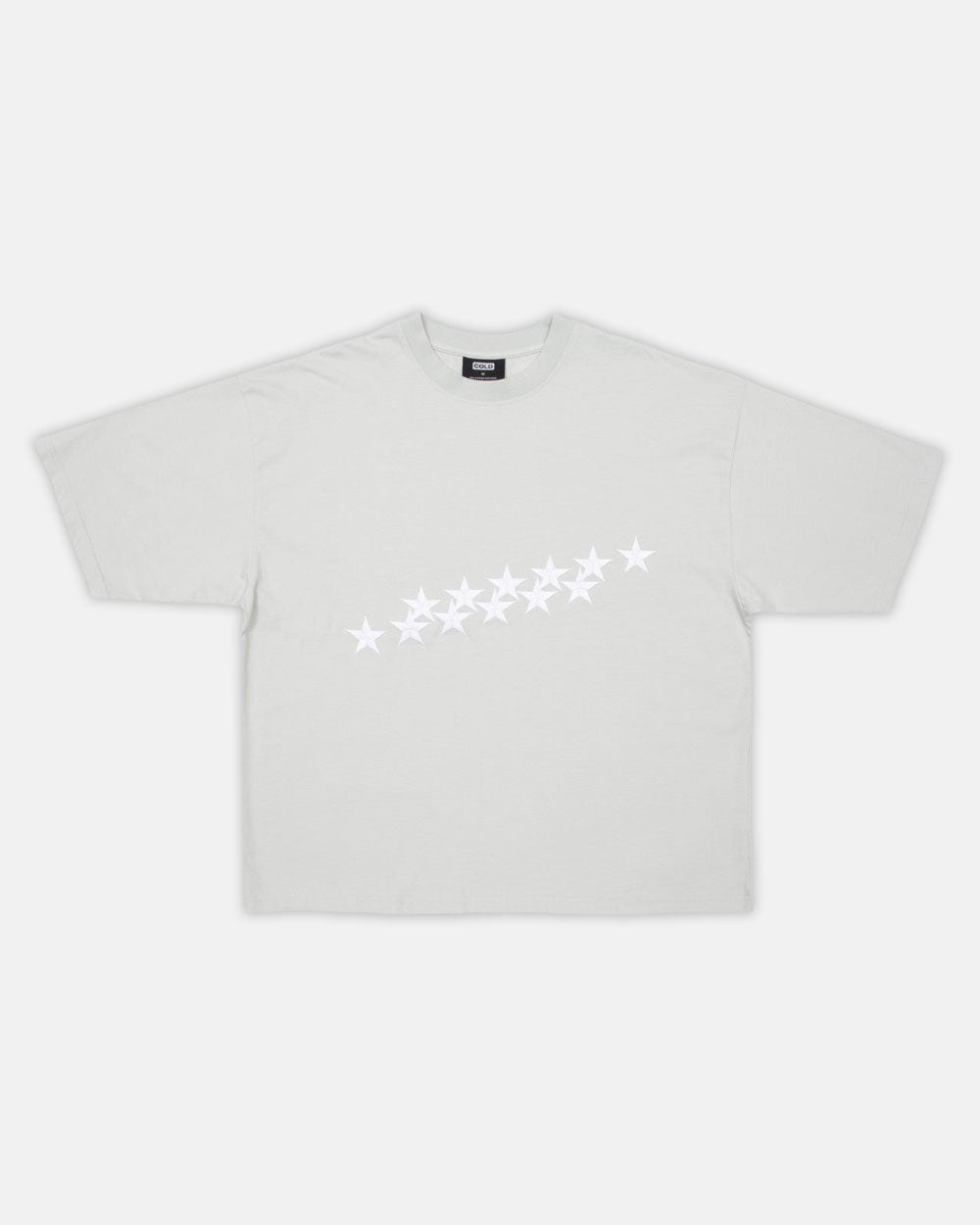 CAMISETA ESTRELLAS GRIS PÁLIDO