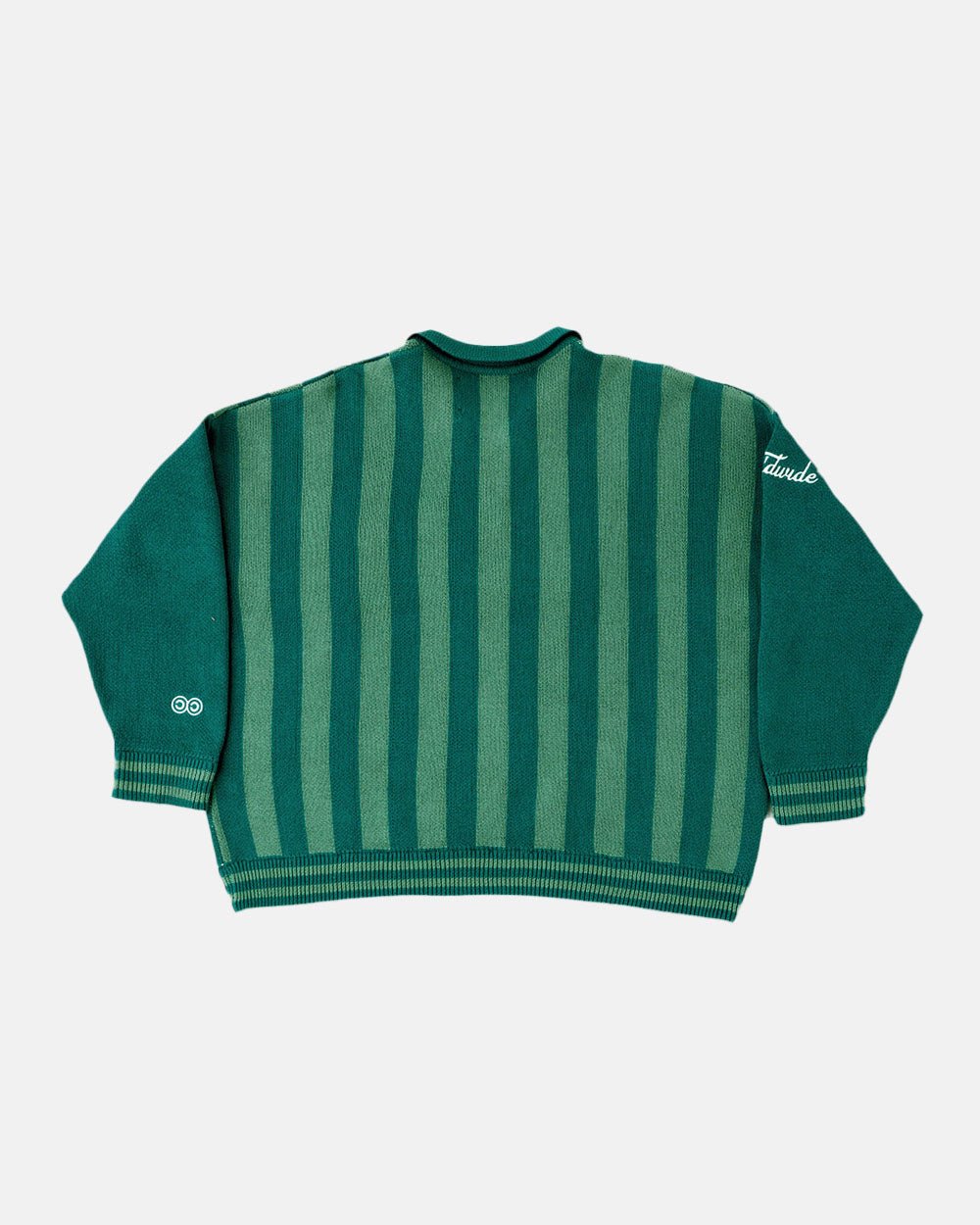 SUDADERA DE PUNTO CON CUELLO ESTRUCTURADO DE PUNTO VERDE MUSGO