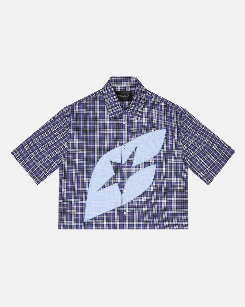 CAMISA TARTÁN C AZUL OSCURO