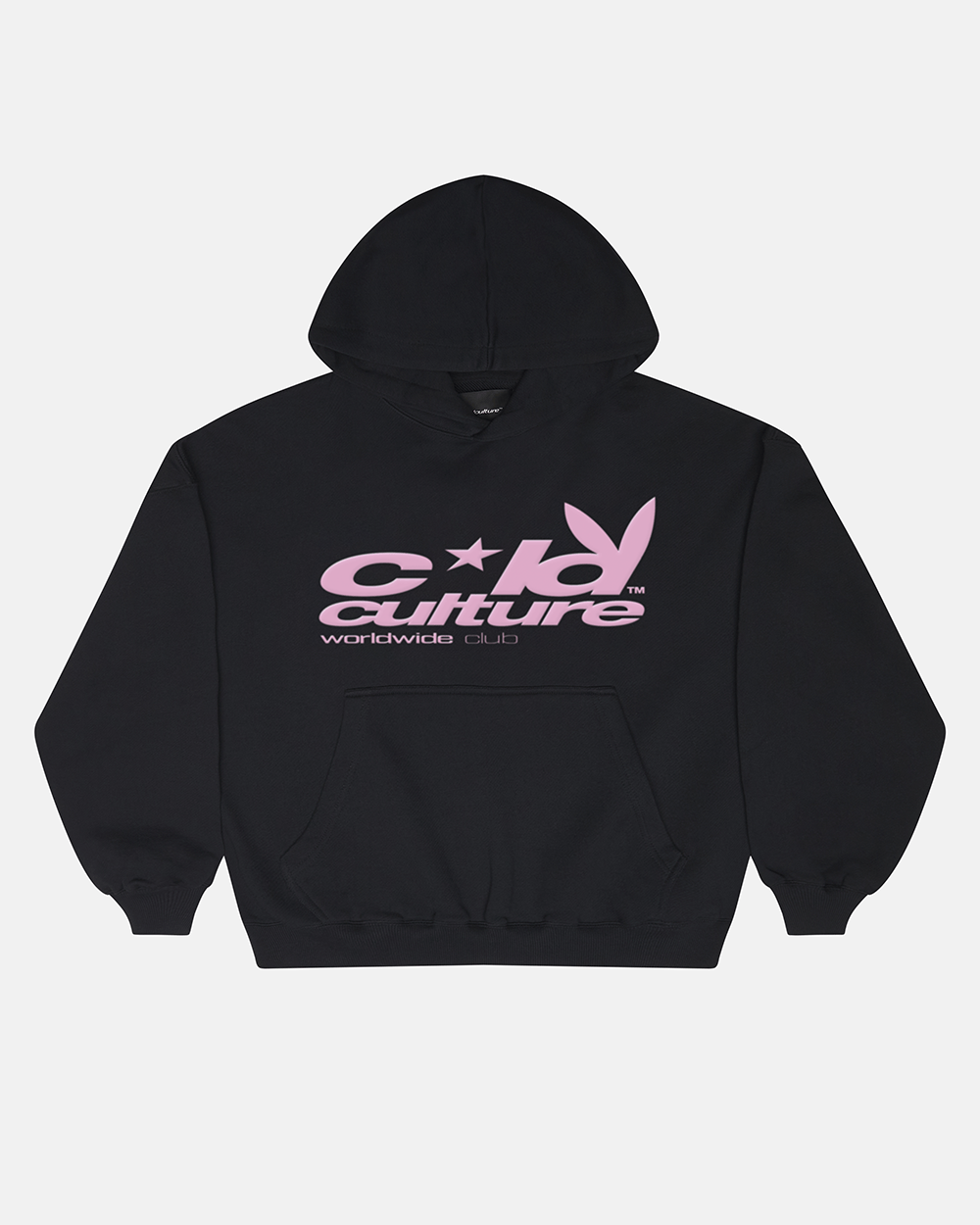 Sudadera con capucha negra TEASE ME