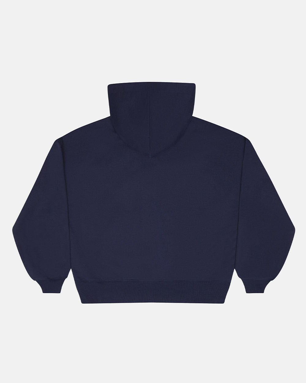 SUDADERA UNIVERSITARIA CON CAPUCHA AZUL OSCURO