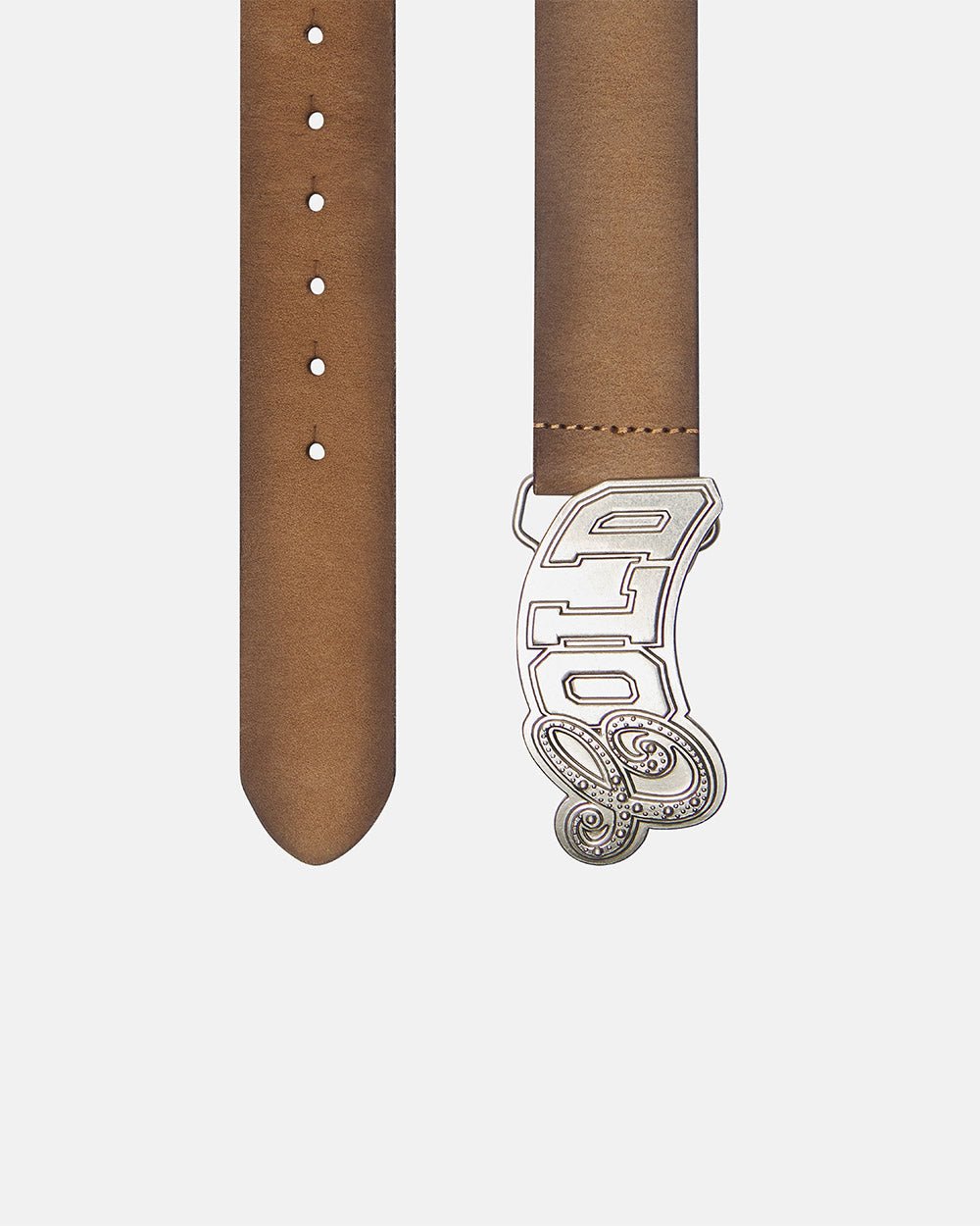 CINTURÓN DE CUERO UNIVERSITARIO MEZCLA MARRÓN