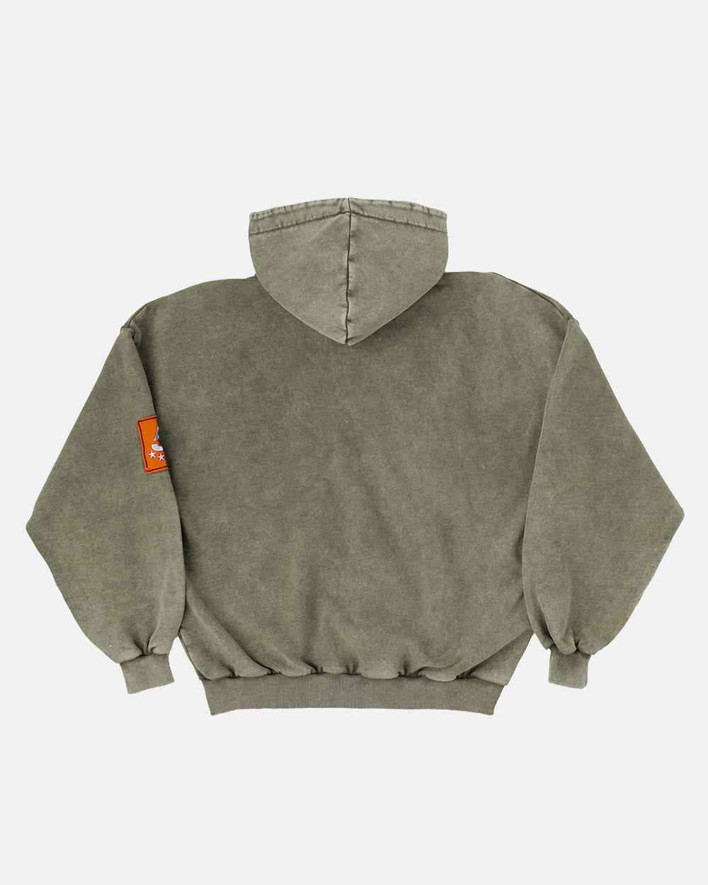 Sudadera con capucha y cremallera Walker, color verde lavado