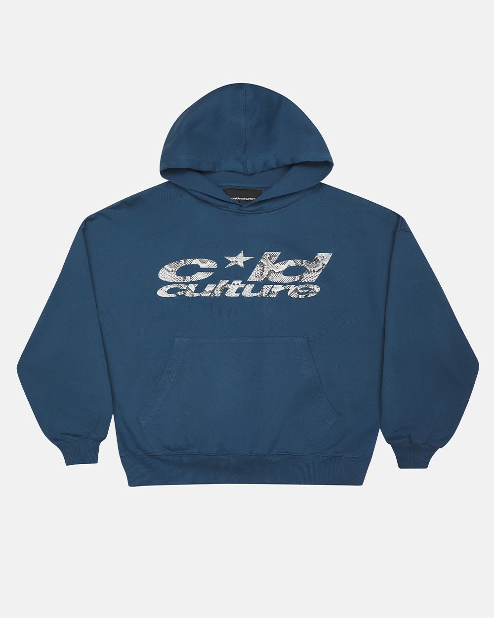 SUDADERA CON CAPUCHA WILD SNAKE AZUL MARINO
