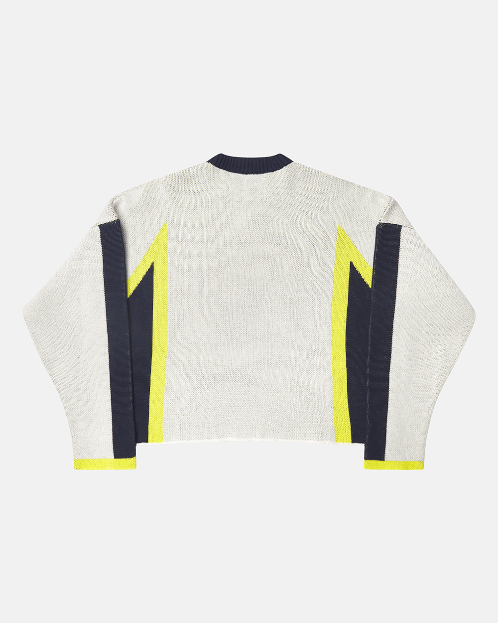 GANADOR DE PUNTO BEIGE, AZUL OSCURO Y AMARILLO